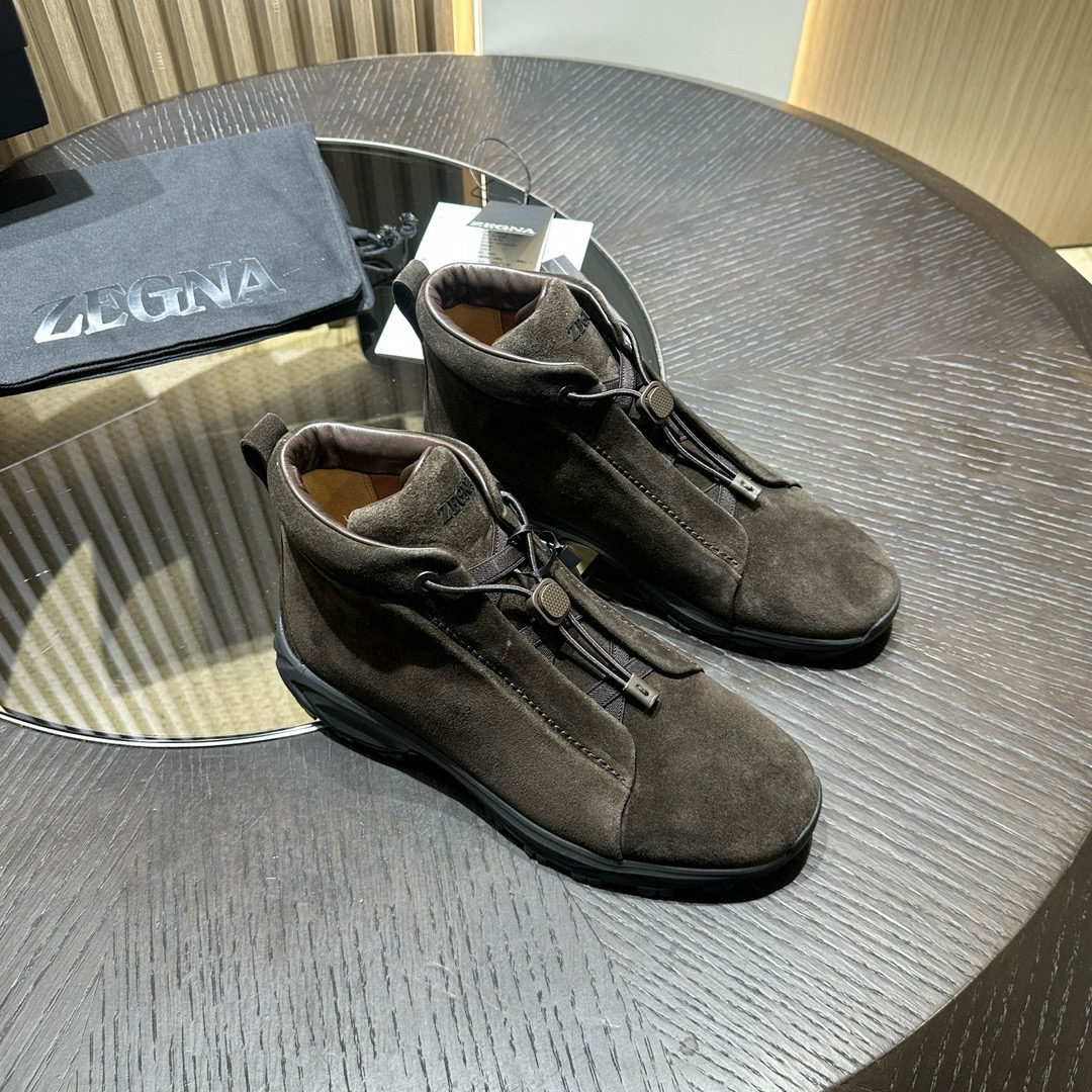 제냐 Zegna TRIPLE STITCHTM VETTA 앵클 부츠