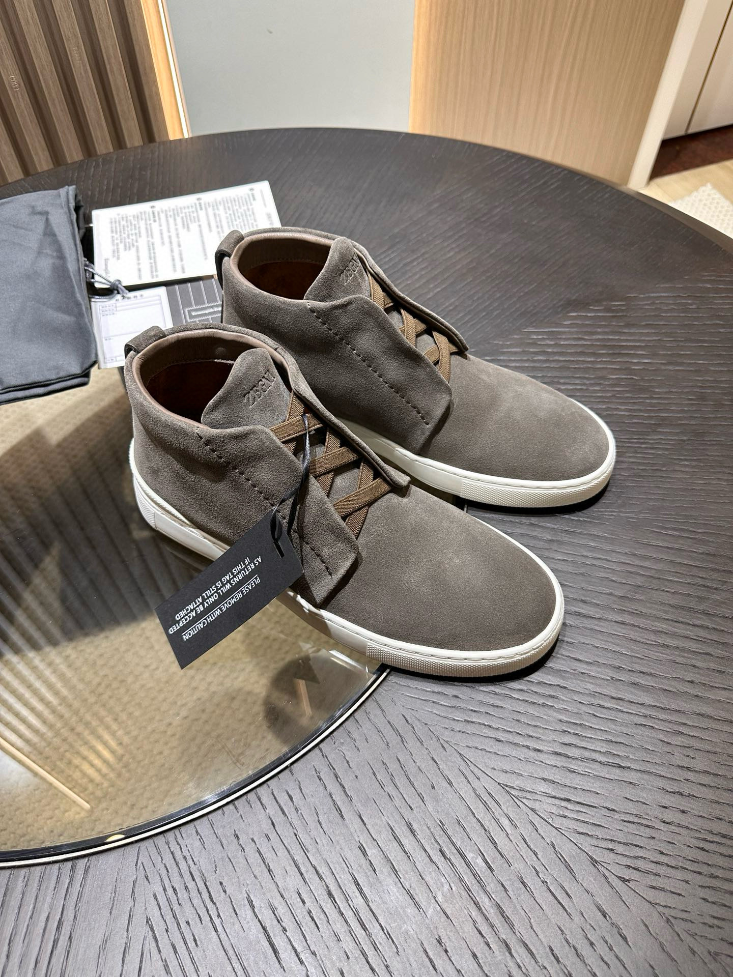 제냐 Zegna Triple StitchTM 스니커즈