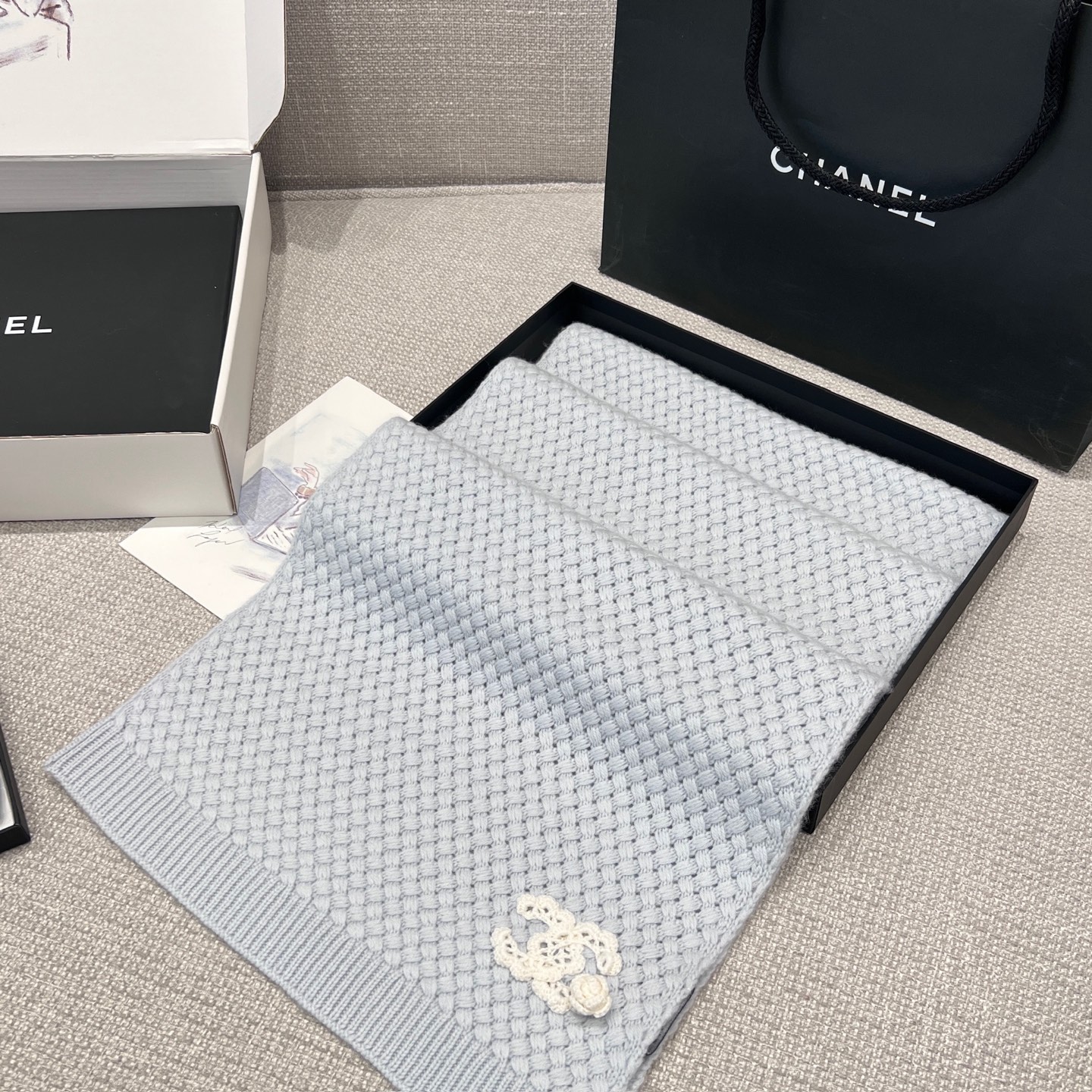 샤넬 CHANEL 스카프 180x35cm