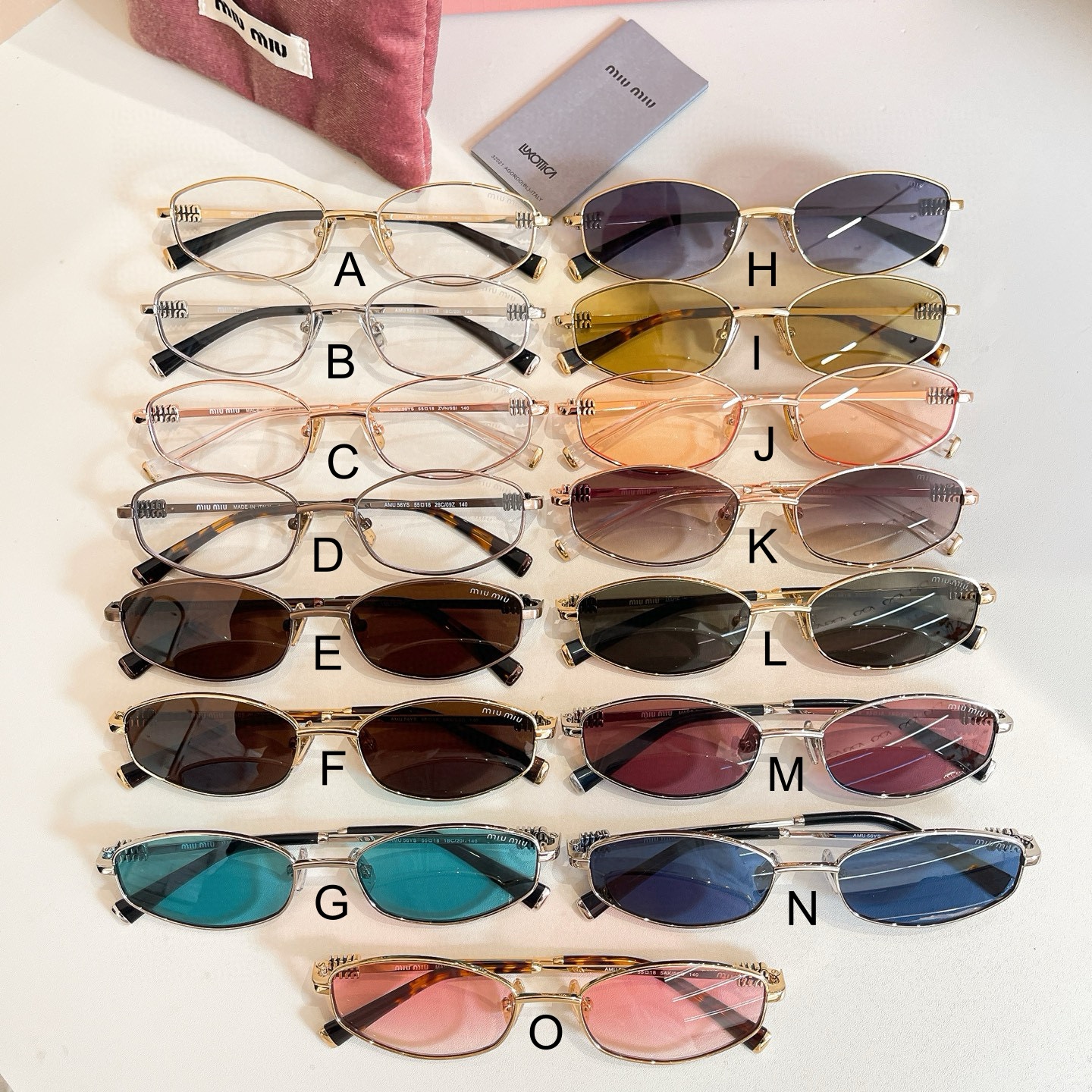 미우 미우 MIU MIU AMU 56YS 55口18-140