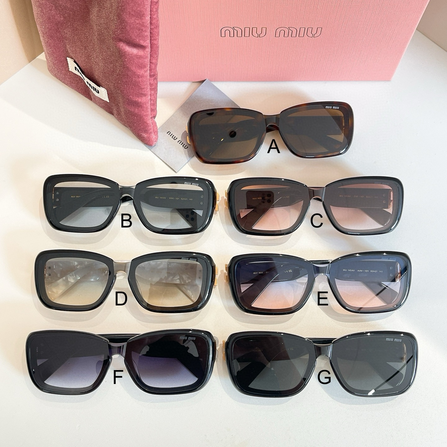 미우 미우 MIU MIU MU 145AV 52口21-140