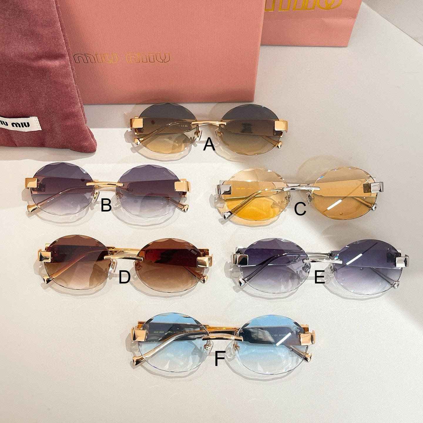 미우 미우 MIU MIU MU 1712LV 57口18-145