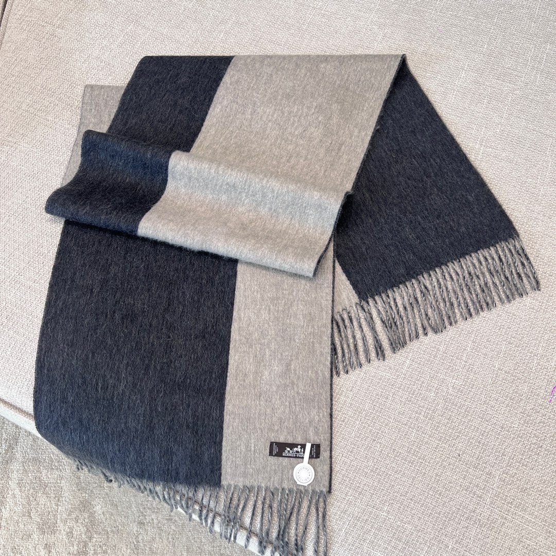에르메스 Hermes 스카프 캐시미어 40x195cm