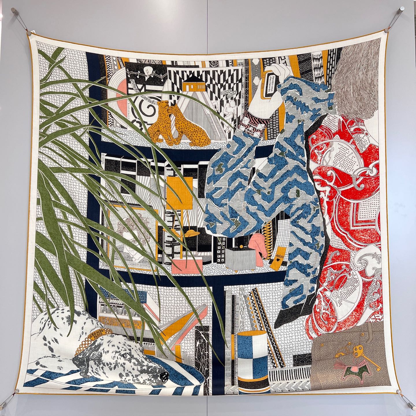 에르메스 Hermes 숄 136x137cm