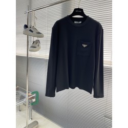 프라다 Prada 긴팔 티셔츠