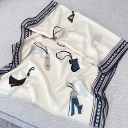 에르메스 Hermes Et Gris 스카프 캐시미어 63x180cm