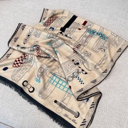 에르메스 Hermes 스카프 캐시미어 63x180cm