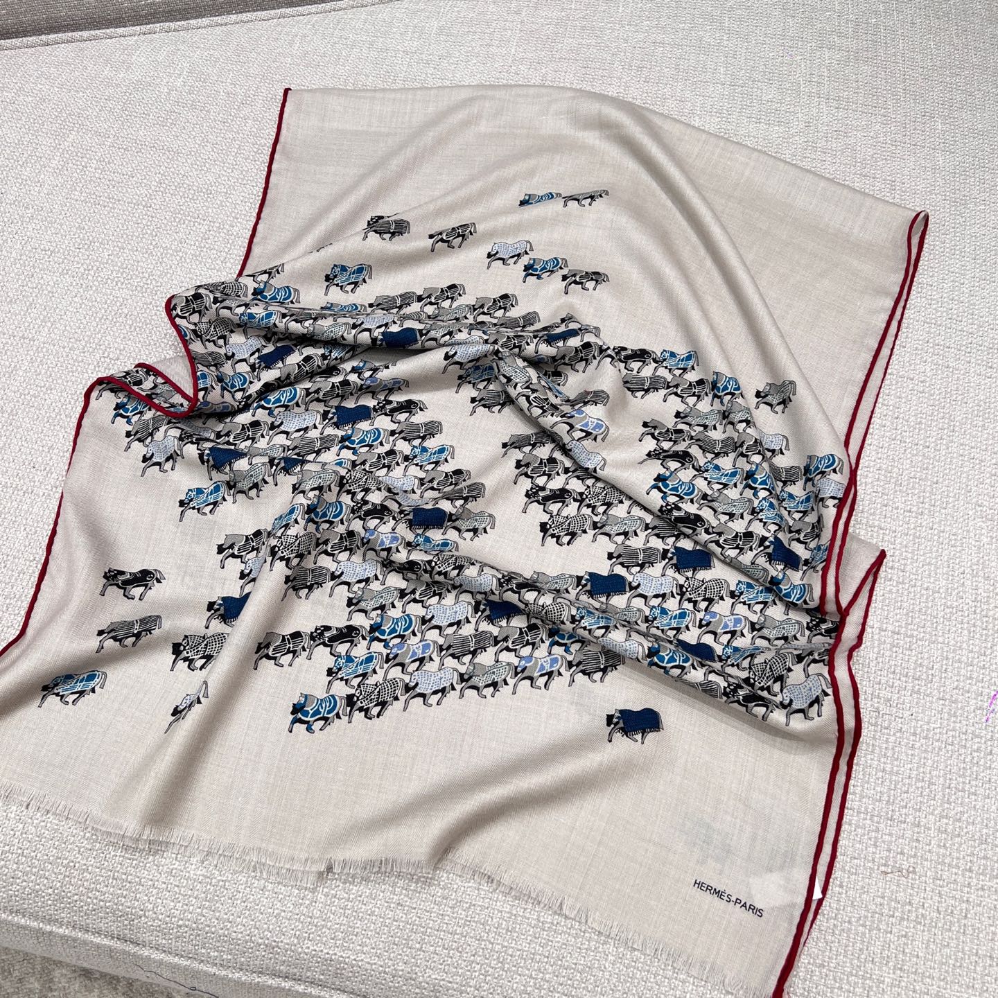 에르메스 Hermes 스카프 캐시미어 63x180cm