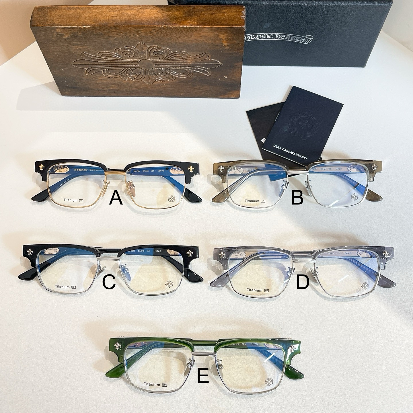 크롬하츠 Chrome Hearts 8878 55口18-155