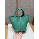 에르메스 Hermes Picotin lock 18cm clemence 06 Vert jade/gold