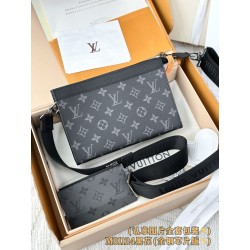 루이비통 Louis Vuitton M81124 Gaston Wearable Wallet Monogram Eclipse 22cm