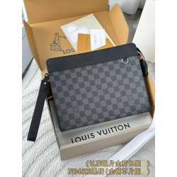루이비통 Louis Vuitton N64612 Standing Pouch Damier Graphite 27cm