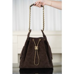 샤넬 CHANEL 25c 25Medium Handbag AS5311 Brown 30cm