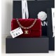 샤넬 Chanel A01116 Mini Classic Flap Bag Red 20cm