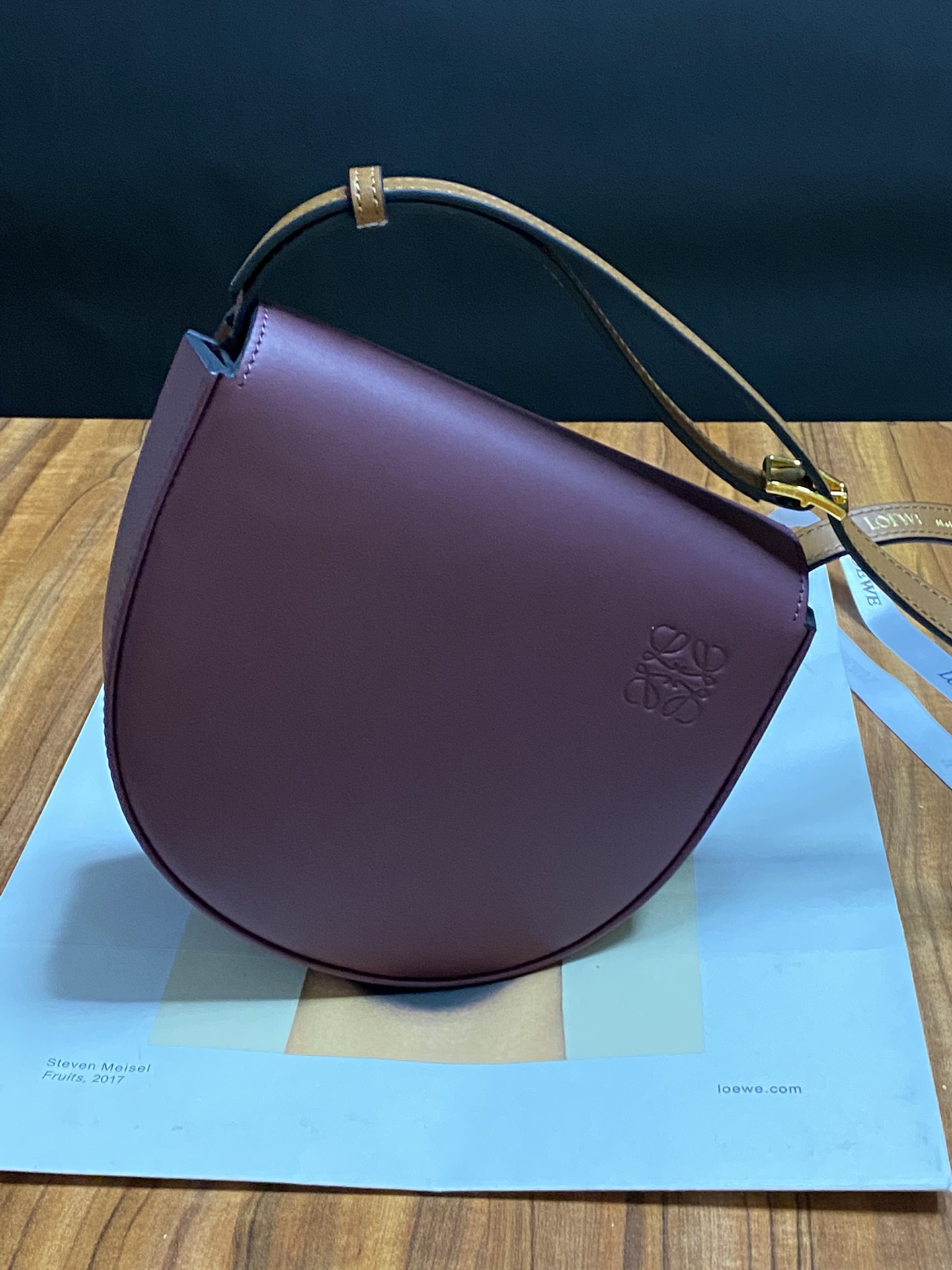 로에베 Loewe 5040 Heel duo Bag 19.5cm