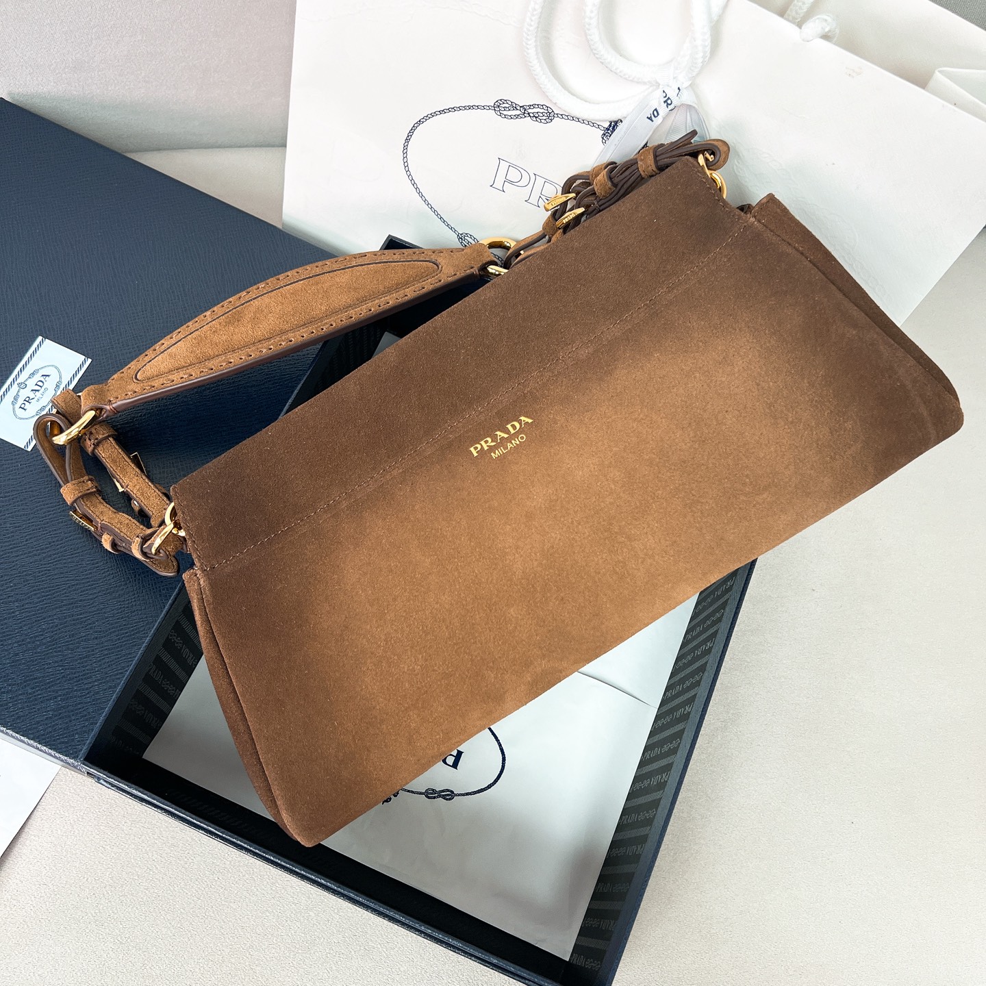 프라다 Prada 1BC262 앙쉐네 미디엄 백 32.5cm