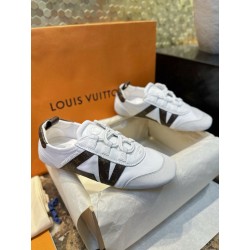 루이비통 Louis Vuitton 1AHNEC Sneakerina 스니커리나 푸시아 흰색