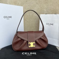 셀린느 Celine 115633 Medium Polly Bag in Supple Calfskin 33cm