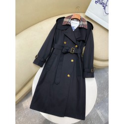 버버리 Burberry  Trench  미드 렝스 체크 칼라 캐슬포드 트렌치코트  81136261