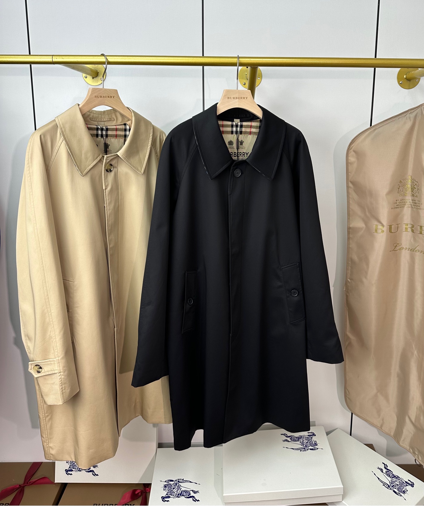 버버리 Burberry Heritage 미드 렝스 캠던 헤리티지 카 코트