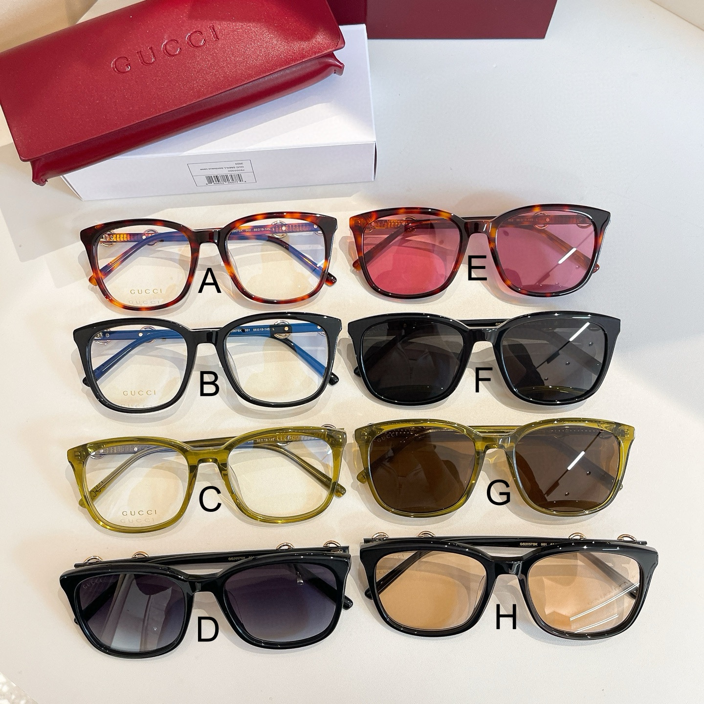 구찌 Gucci GG2057SK 56口19-145