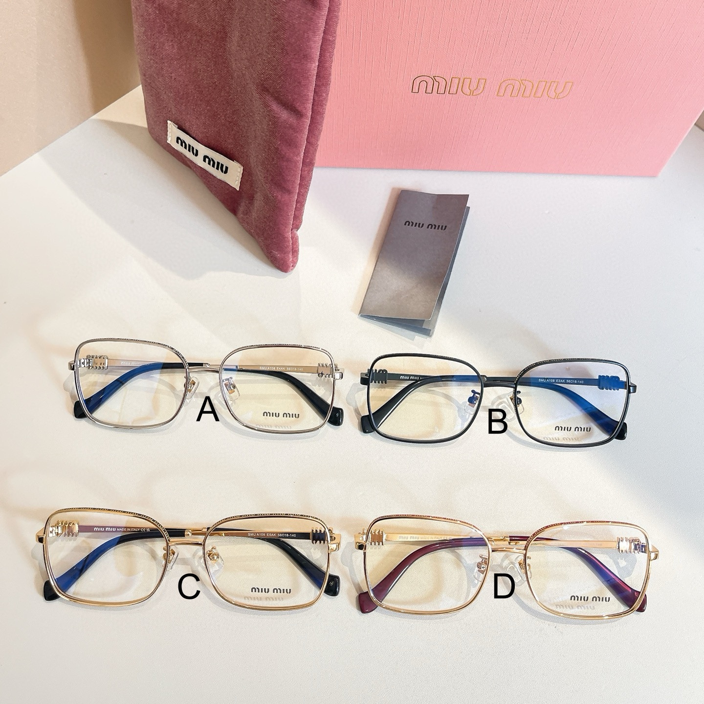 미우 미우 MIU MIU SMU A108 56口18-140