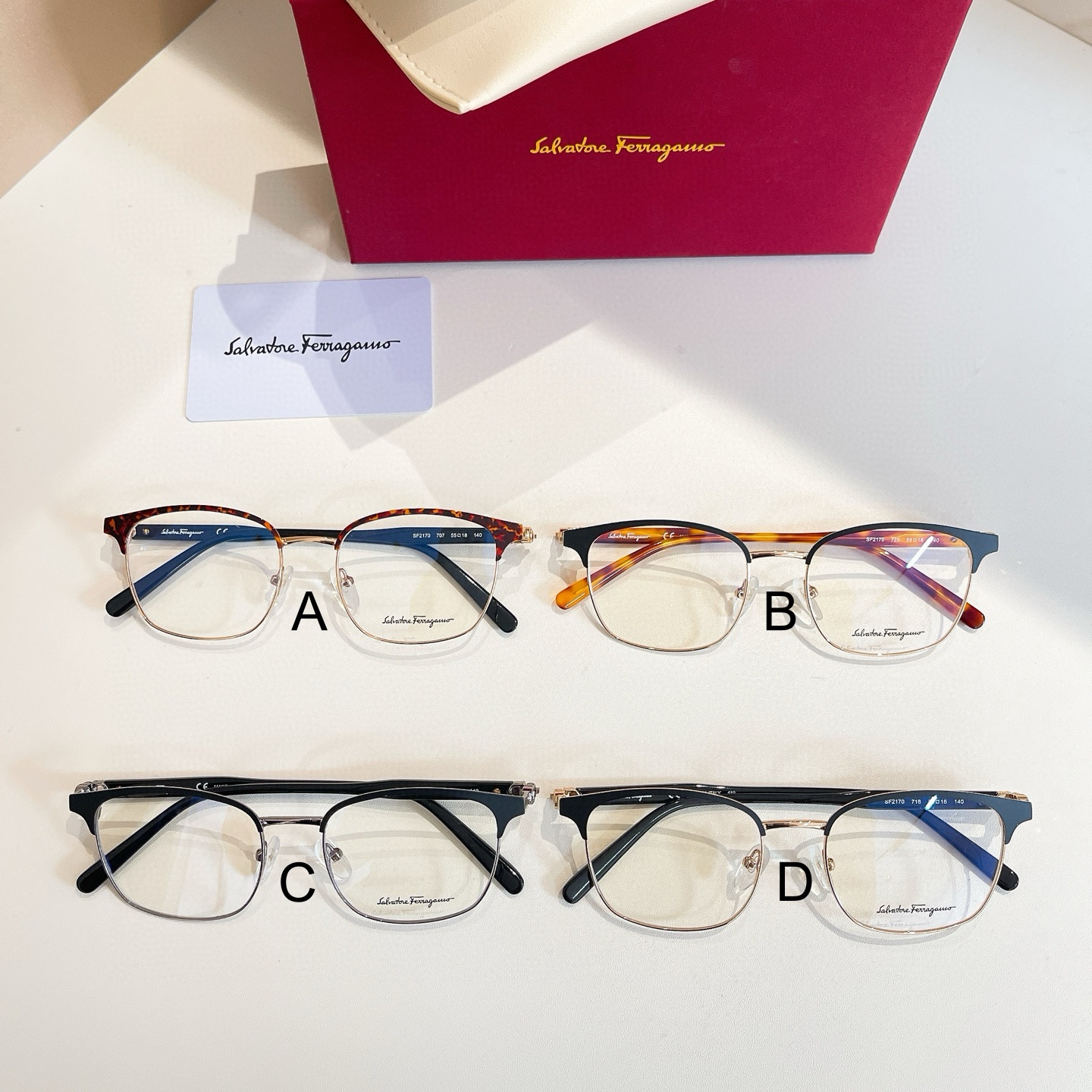 살바토레 페라가모 Salvatore Ferragamo SF2170 55口18-140