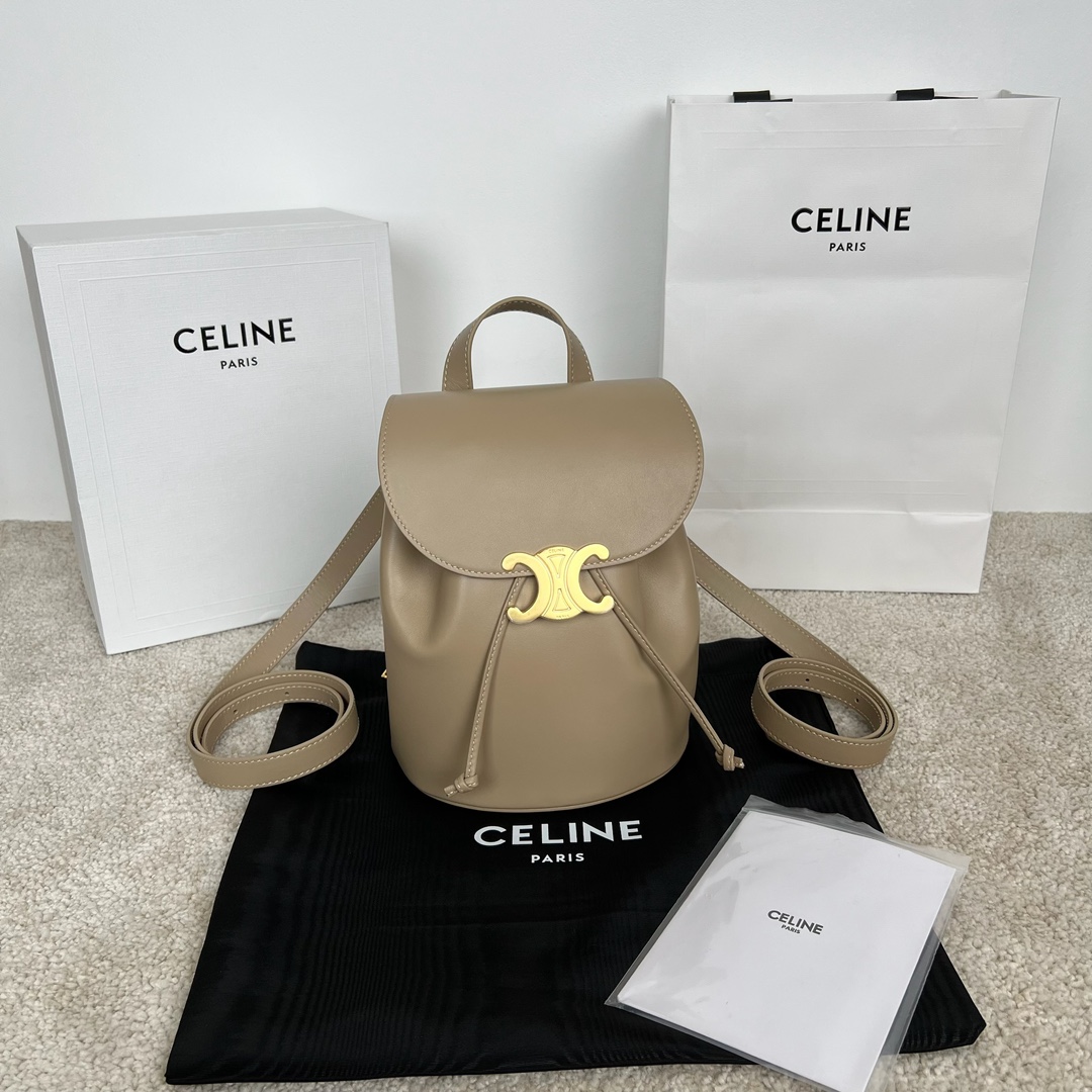 셀린느 Celine 118703 Backpack Bonnie in Smooth Calfskin