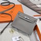 에르메스 Hermes Kelly danse Evercolor M8 Gris Asphalt/silver