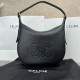 셀린느 Celine 114713 Heloise Cuir Triomphe Bag in Supple Calfskin Black