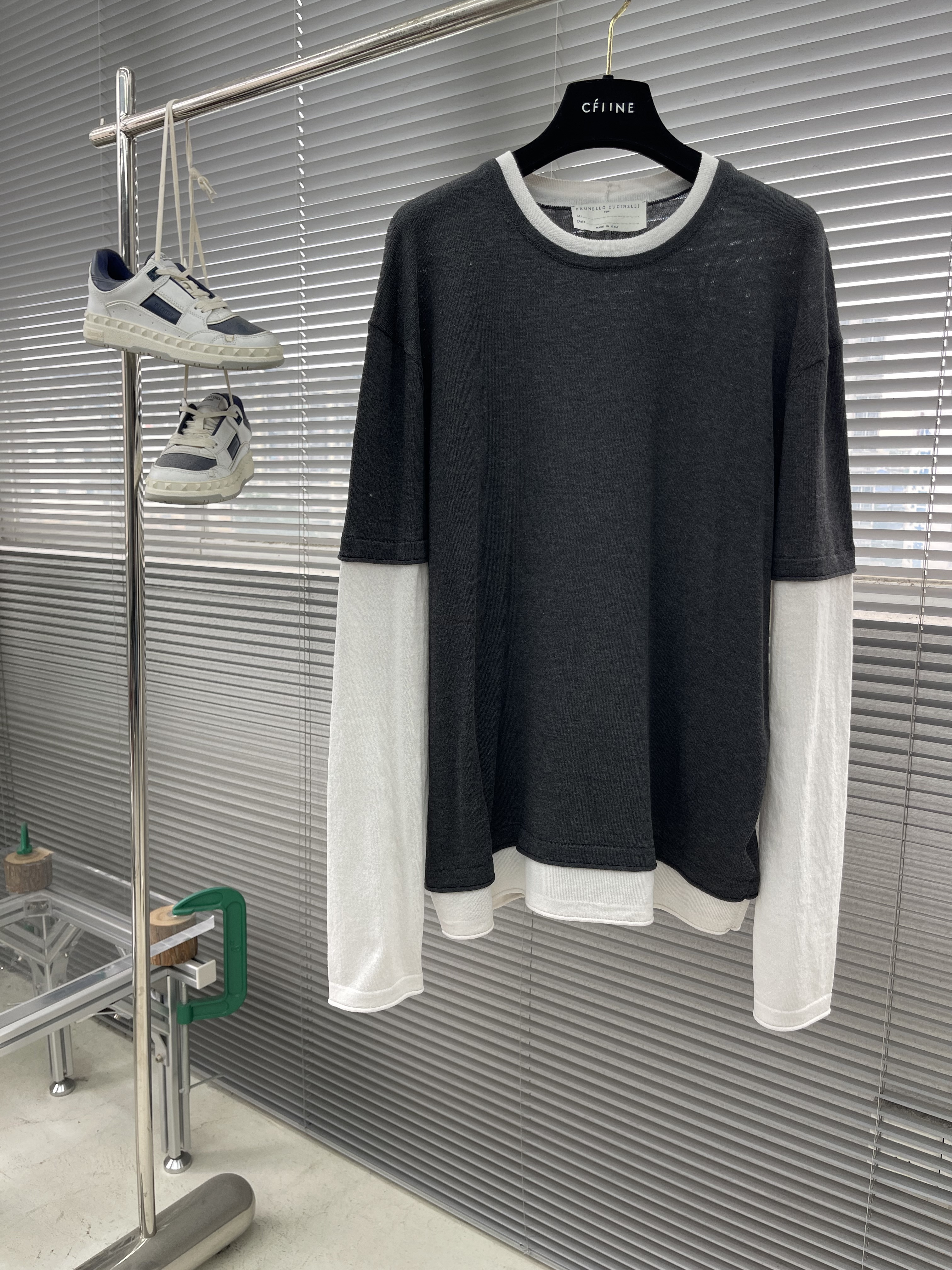 브루넬로 쿠치넬리 Brunello Cucineli 긴팔 티셔츠