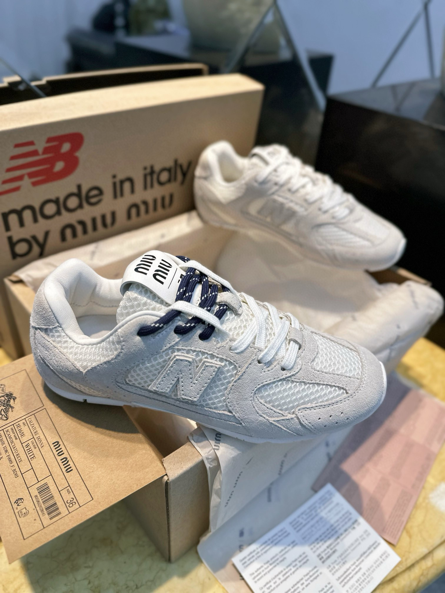 New Balance X Miu Miu 530 SL 스니커즈