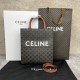 셀린느 Celine 191542 Multipochette in Triomphe Canvas Calfskin Tan