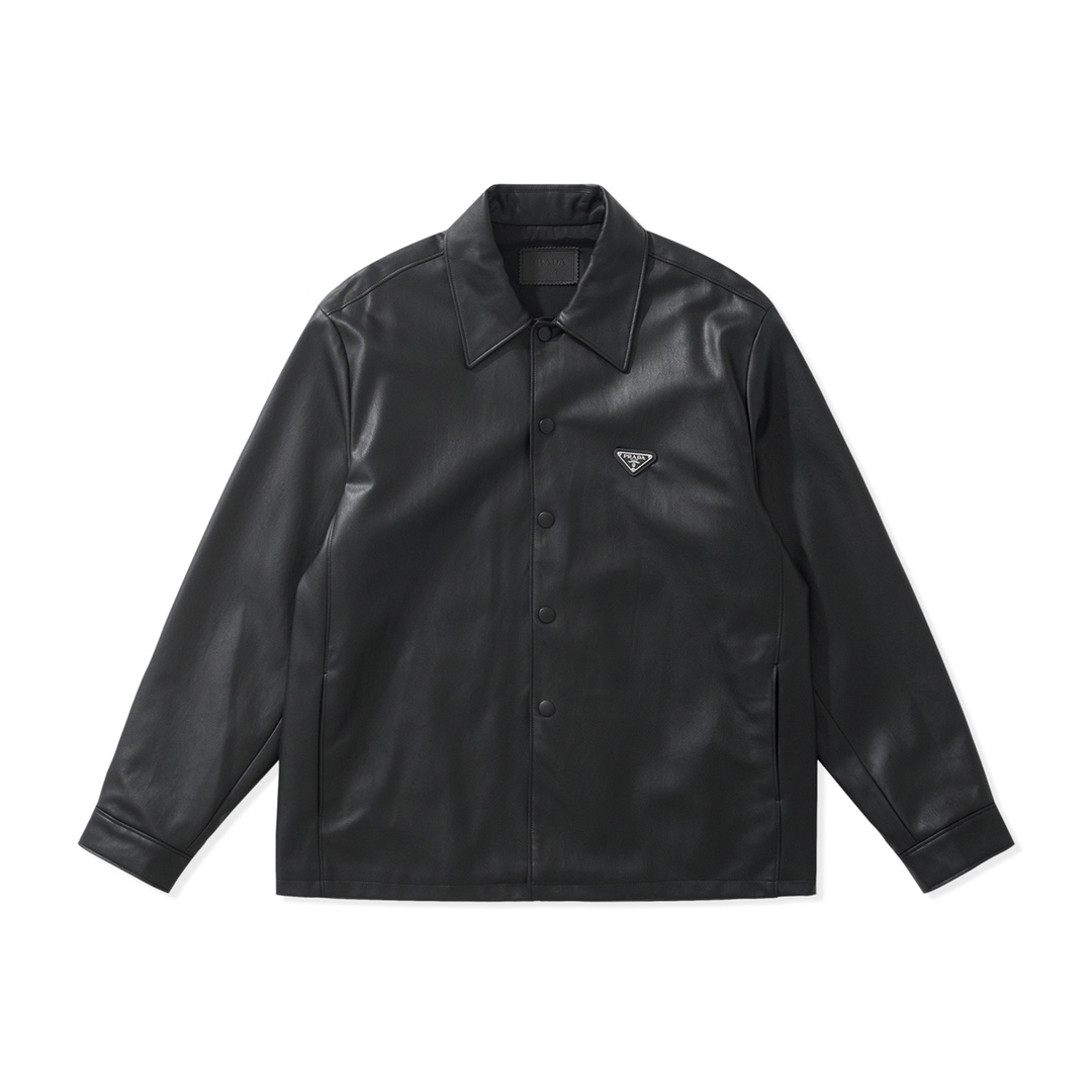 프라다 Prada 레더 재킷