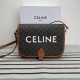 셀린느 Celine 193902 Messenger Folco in Triomphe Canvas with Celine Print Tan 31cm