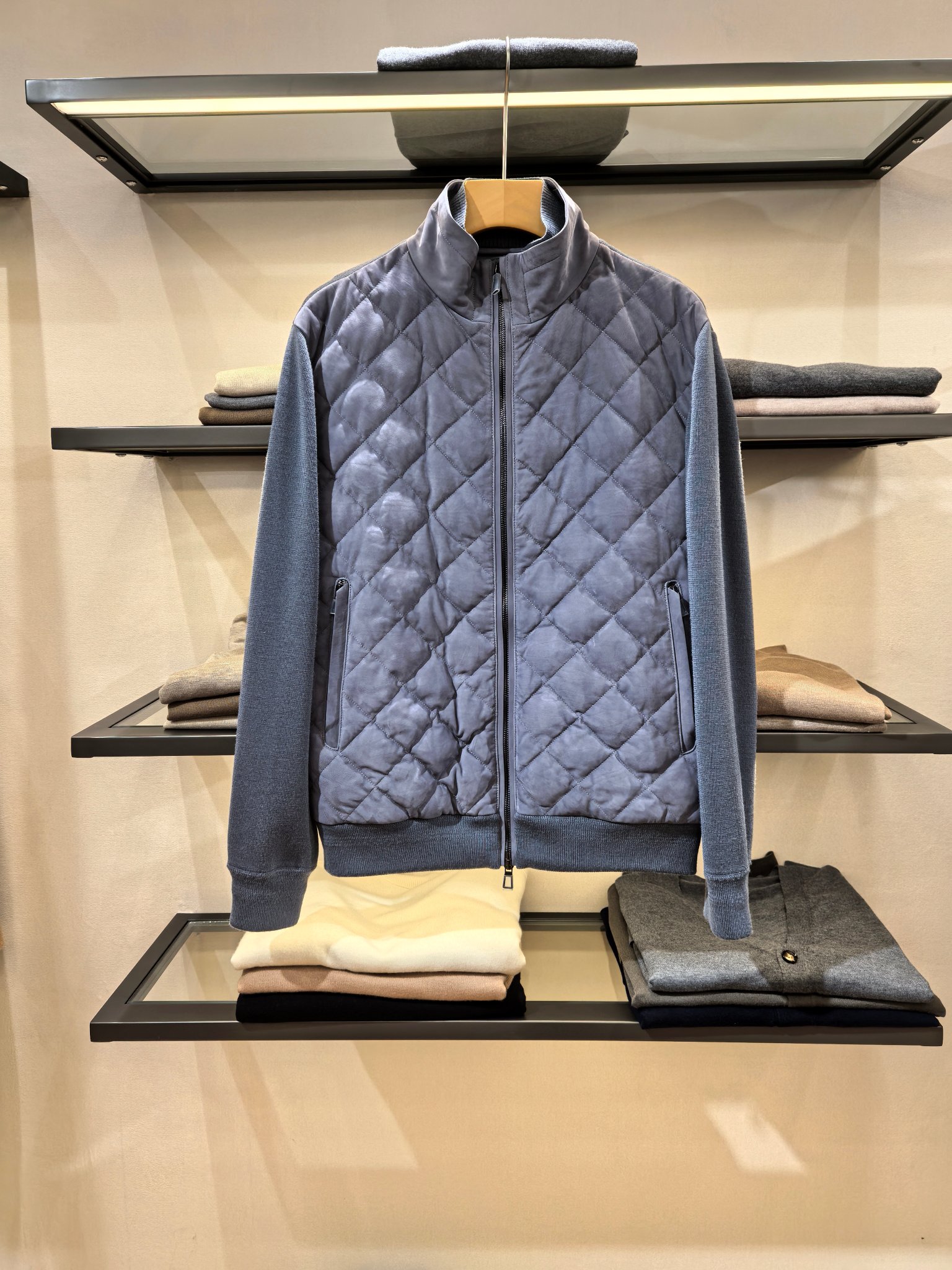 제냐 Zegna 니트 패딩