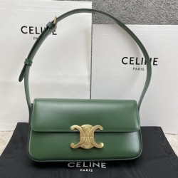 셀린느 Celine 194143 Shoulder Bag Claude in Shiny Calfskin 20cm
