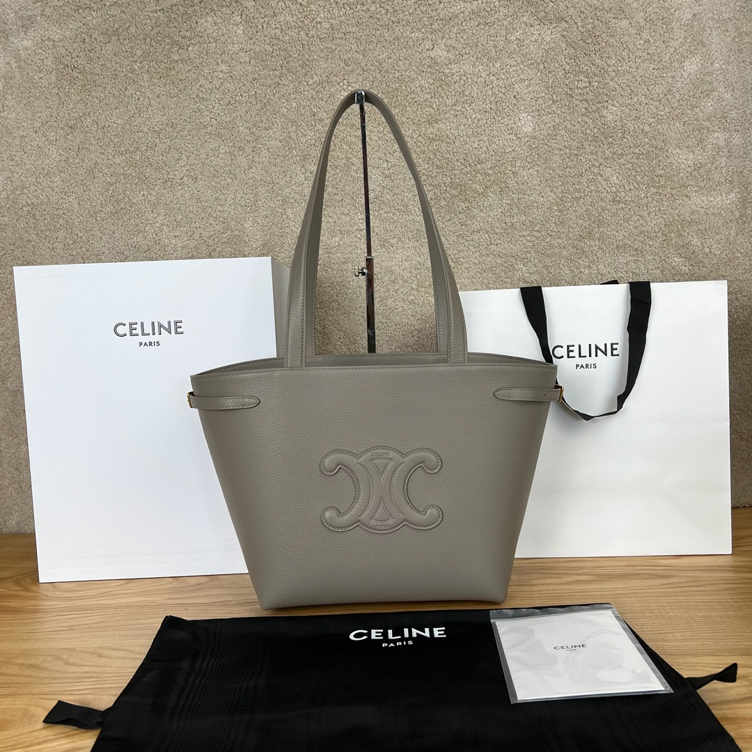 셀린느 Celine 118233 Small Cabas Anais Cuir Triomphe in Grained Calfskin 28cm