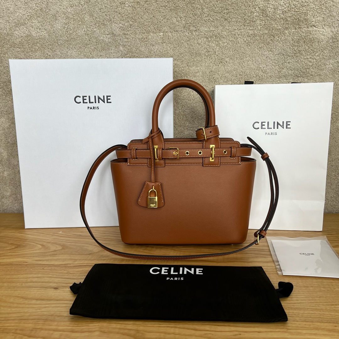 셀린느 Celine 114543 Teen Conti Bag in Supple Calfskin 26cm
