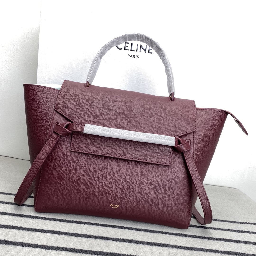 셀린느 Celine 189103 Mini Belt Bag in Grained Calfskin 28cm