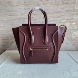 셀린느 Celine 189793 Micro Luggage Handbag in Smooth Calfskin 27cm
