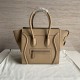 셀린느 Celine 189793 Micro Luggage Handbag in Drummed Calfskin 27cm