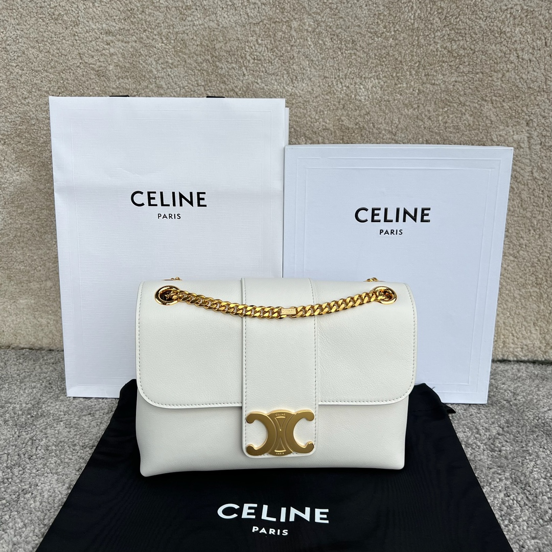 셀린느 Celine 115853 Medium Victoire Bag in Supple Calfskin 23cm