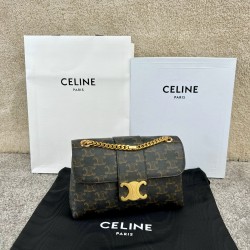 셀린느 Celine 116593 Teen Victoire Bag in Supple Calfskin 21cm