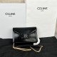 셀린느 Celine 10J733 Wallet on Chain Triomphe in Shiny Calfskin 19cm