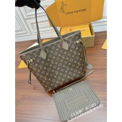루이비통 Louis Vuitton M25664 Neverfull Inside Out MM Monogram Smoke 31cm