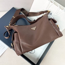 프라다 Prada 1BC264 익스플로어 라지 나파 가죽 핸드백 32cm