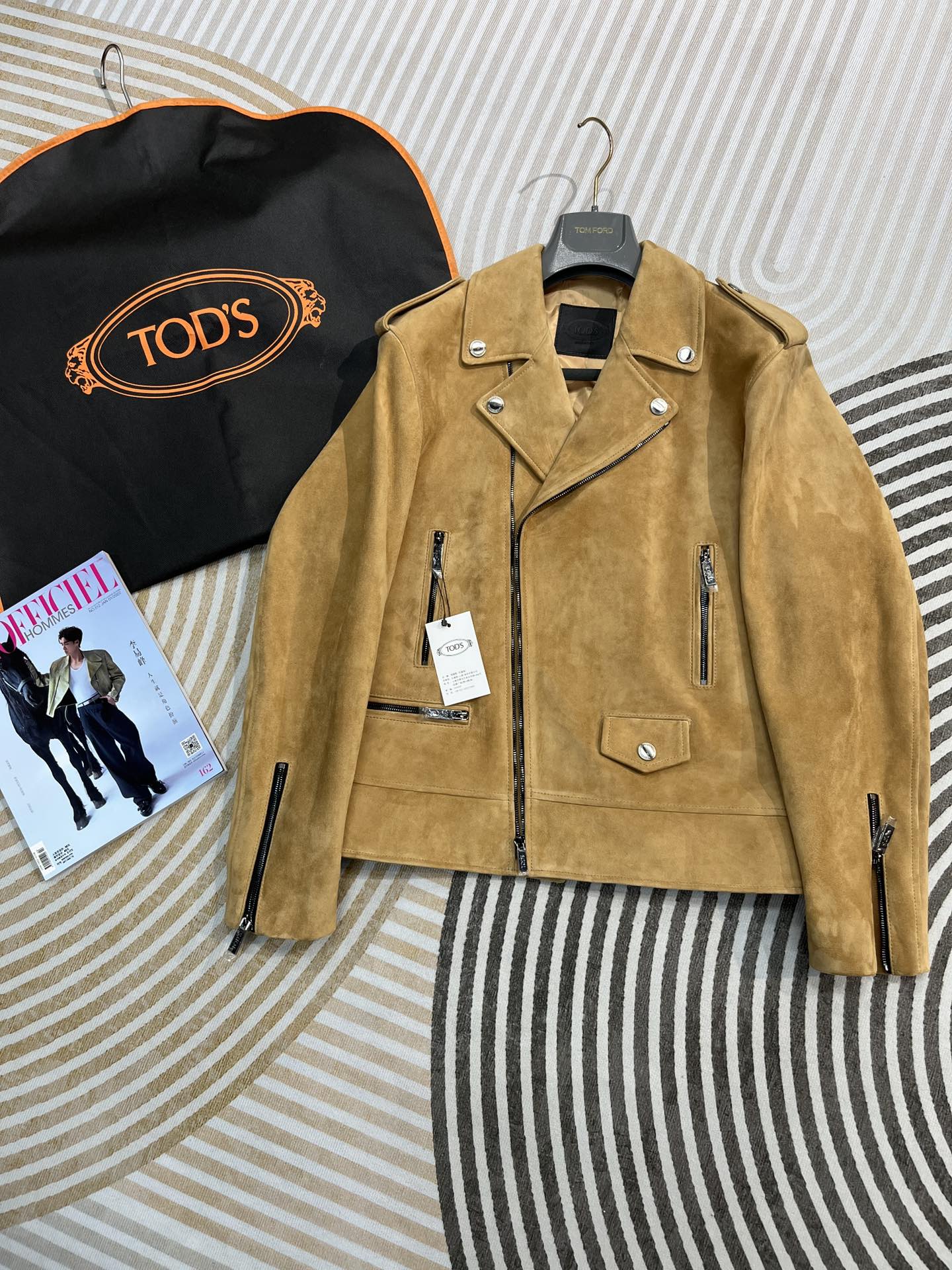 토즈 TOD'S 레더 재킷