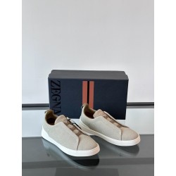 제냐 Zegna Triple Stitch 스니커즈