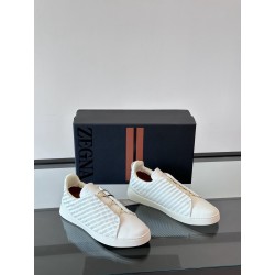 제냐 Zegna Triple Stitch 스니커즈